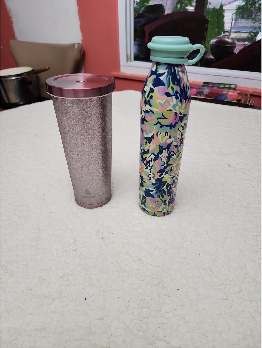 ~Lot Of 2 Stainless Steel Water Bottles -